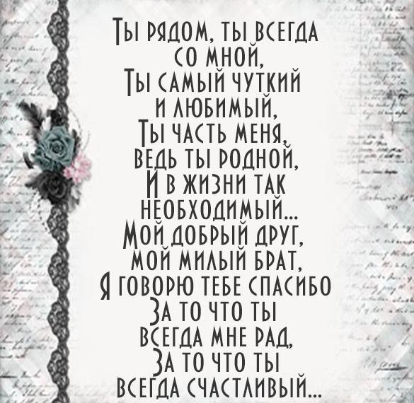 Бокова Татьяна - стихотворение Младший брат