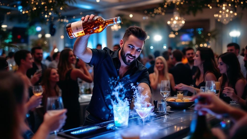 «Бармен шоу на праздник: как удивить гостей и сделать событие незабываемым»