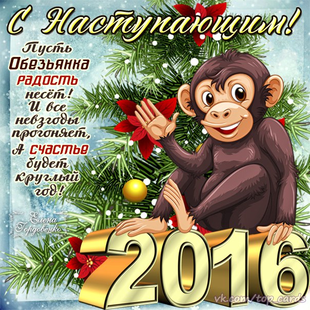 Новый 2016 год: год огненной обезьяны :: инфониак