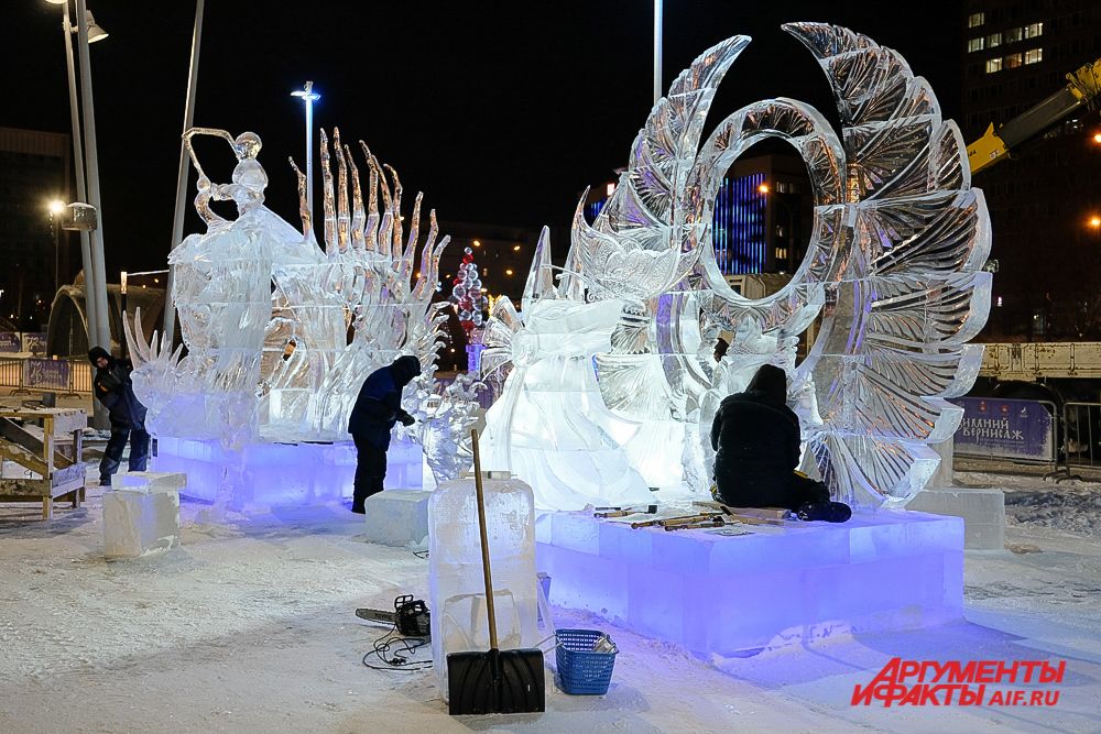 Ледяные скульптуры в москве 2021-2021 года: ледовые выставки в москве, где будут проходить