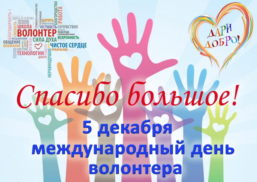 В самом начале декабря во многих странах мира отмечается Международный день волонтера День добровольца Этот праздник был учрежден ООН в 1985 году, а в России – в 2017 году